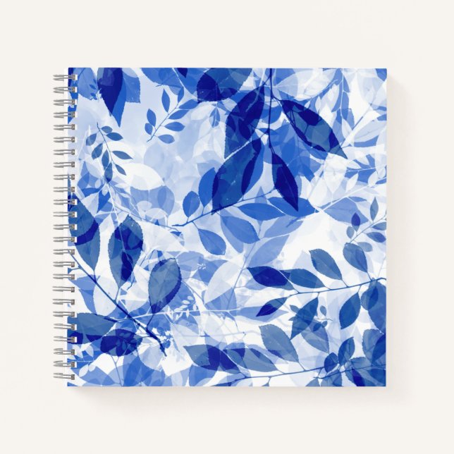 Cuaderno Resumen de hojas azules y blancas (Anverso)
