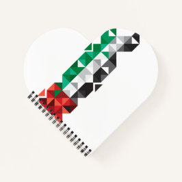 Cuaderno Resumen de la bandera de los Emiratos Árabes Unido