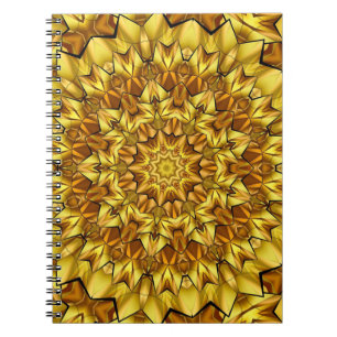 Cuaderno Resumen de la época de Mandala dorada Diseño-63495
