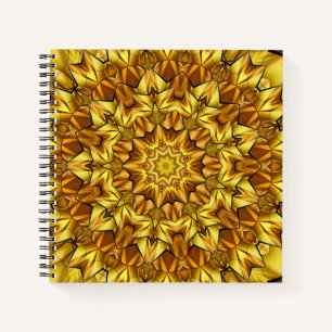 Cuaderno Resumen de la época de Mandala dorada Diseño-63495