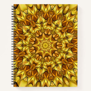 Cuaderno Resumen de la época de Mandala dorada Diseño-63495