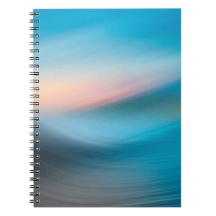 Cuaderno Resumen de la plantilla de fondo de ondas