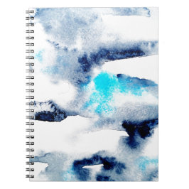 Cuaderno Resumen de la textura pintada con acuarela brillan