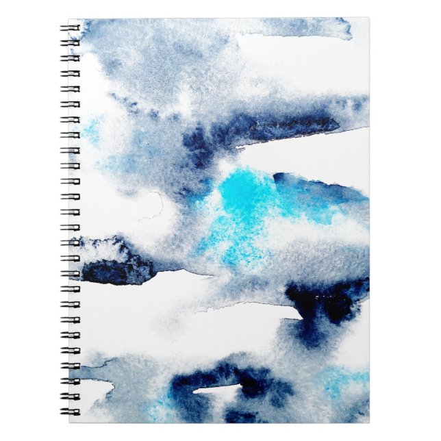 Cuaderno Resumen de la textura pintada con acuarela brillan (Frente)