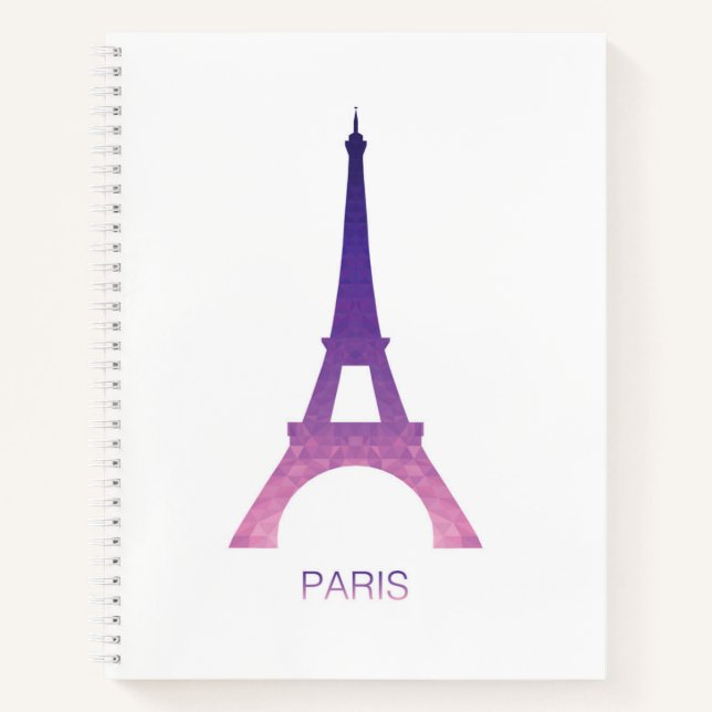Cuaderno Resumen de la Torre Eiffel (Anverso)