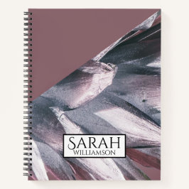 Cuaderno Resumen de las espigas de piña plateadas