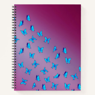 Cuaderno Resumen de las onzas azules y las mariposas
