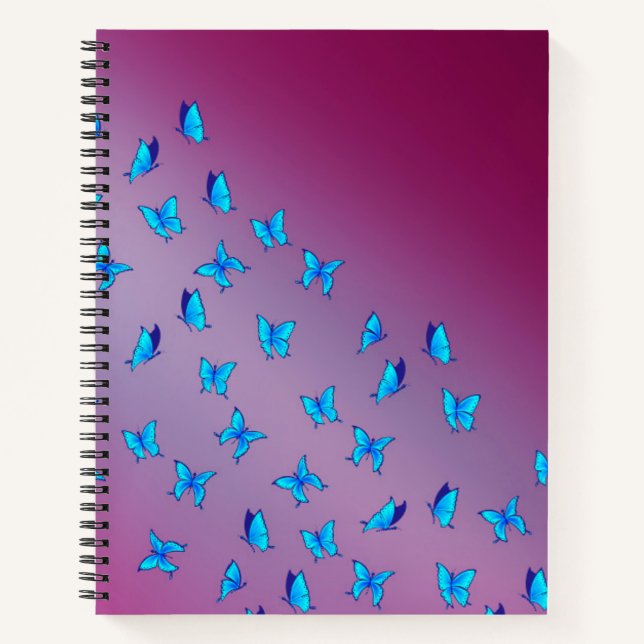 Cuaderno Resumen de las onzas azules y las mariposas (Anverso)