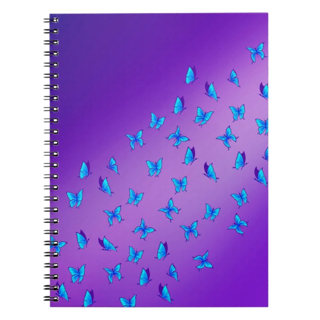 Cuaderno Resumen de las onzas azules y las mariposas (Frente)