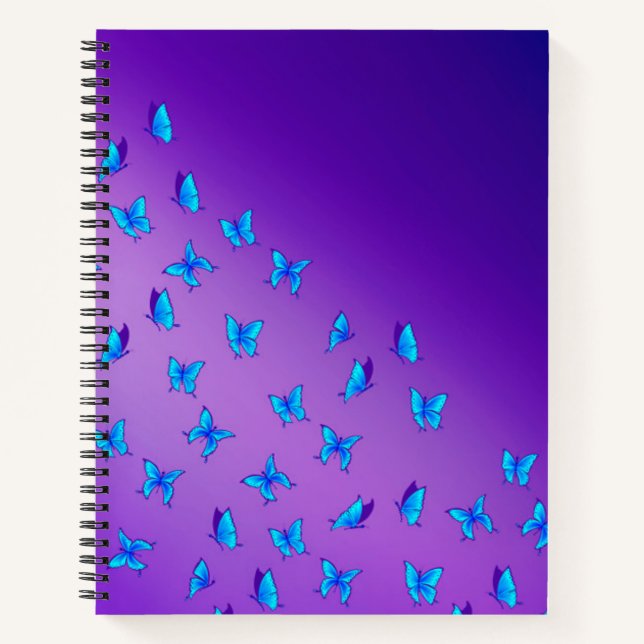 Cuaderno Resumen de las onzas azules y las mariposas (Anverso)