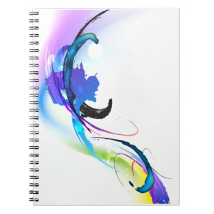 Cuaderno Resumen de las salpicaduras de pintura para la glo