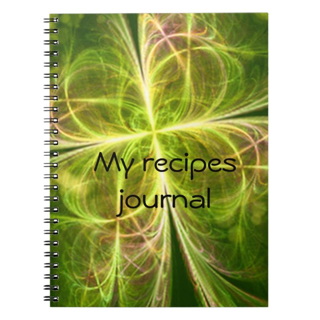 Cuaderno Resumen de líneas Green Clover (Frente)