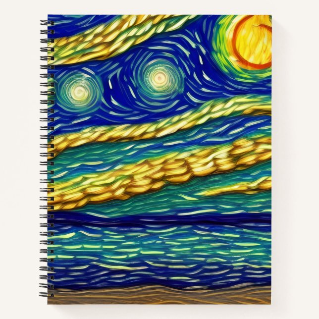 Cuaderno Resumen de Moonlight Sky Beach (Anverso)