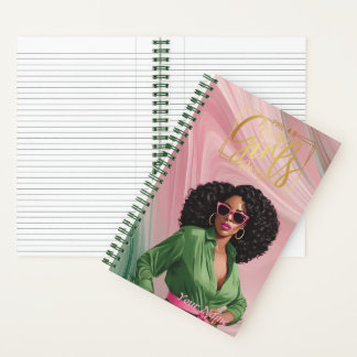 Cuaderno Resumen de notas en espiral/Diario rosa y verde