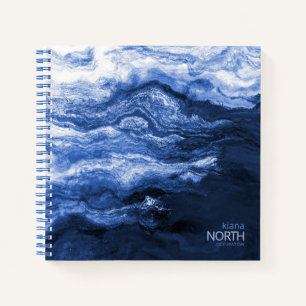 Cuaderno Resumen de onda azul ID795