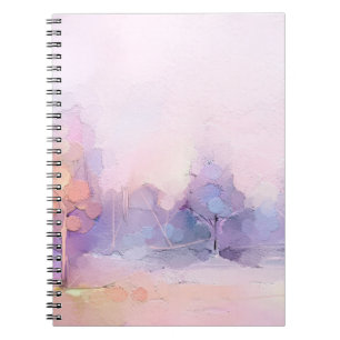 Cuaderno Resumen de pintura al óleo sobre el paisaje de los