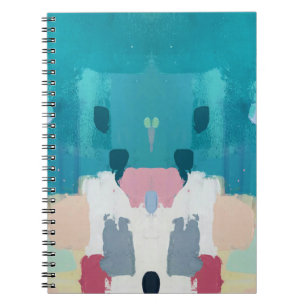 Cuaderno Resumen de pintura al óleo, textura colorida.