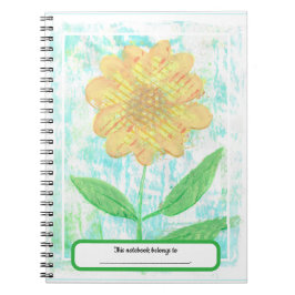 Cuaderno Resumen de portátiles girasoles con personalizació