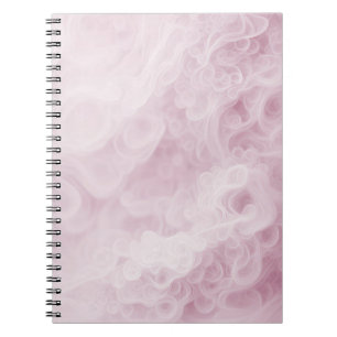 Cuaderno Resumen de Swirl Rosa Pastel