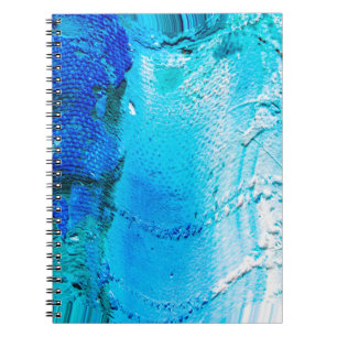 Cuaderno Resumen de textura de pintura al óleo sobre lienzo