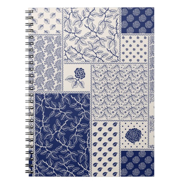 Cuaderno Resumen de un patrón de mosaico delicado sin fisur (Frente)