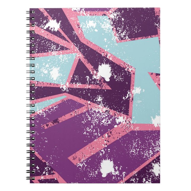 Cuaderno Resumen de un patrón geométrico sin fisuras. (Frente)