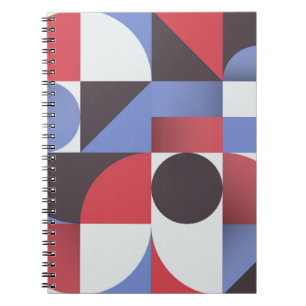 Cuaderno Resumen de un patrón geométrico sin soldadura míni