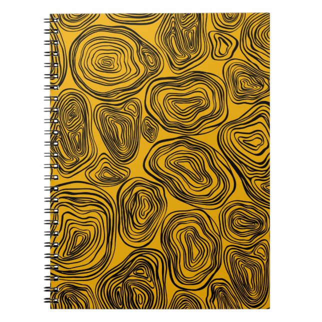 Cuaderno Resumen de un patrón impecable. ilustracion gráfic (Frente)