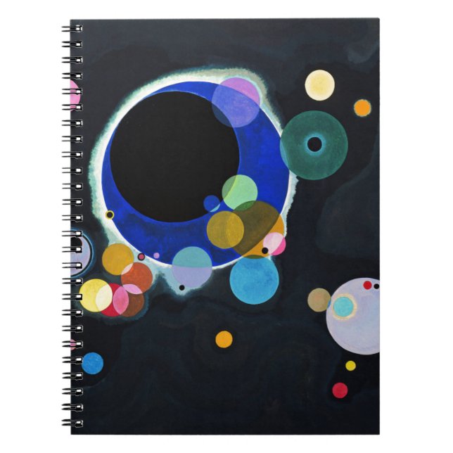 Cuaderno Resumen de varios círculos de Kandinsky (Frente)