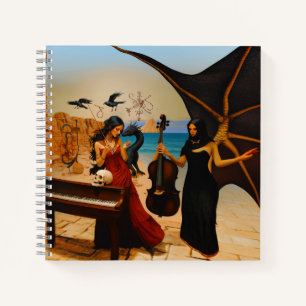 Cuaderno Resumen del cráneo del dragón oculto brujería oscu