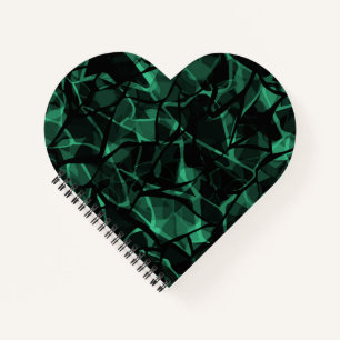 Cuaderno Resumen del diseño moderno de mosaico de vidrio br