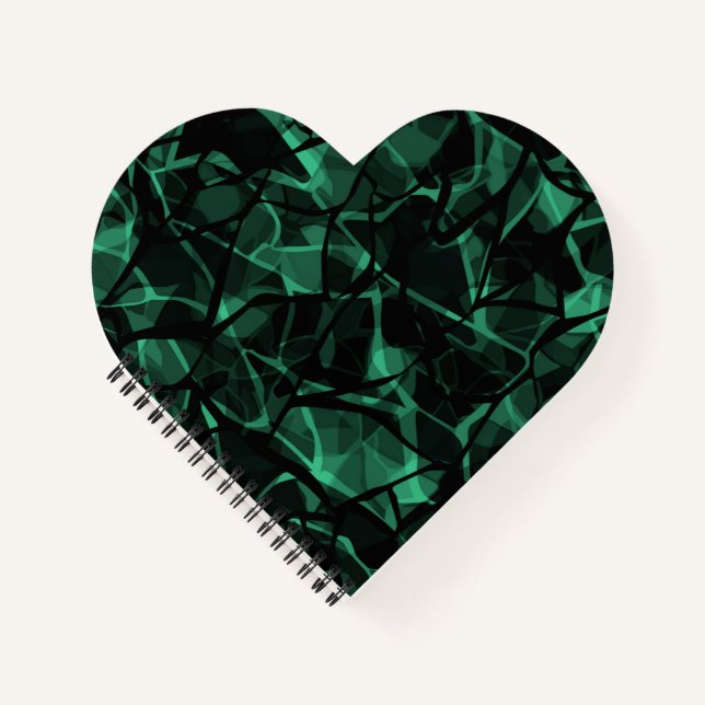 Cuaderno Resumen del diseño moderno de mosaico de vidrio br (Anverso)