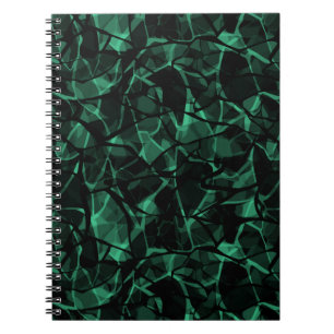 Cuaderno Resumen del diseño moderno de mosaico de vidrio br