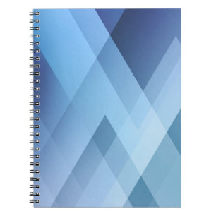 Cuaderno Resumen del fondo de la luz. Patrón de triángulo a