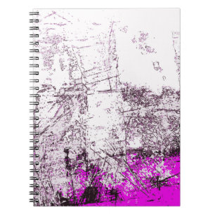 Cuaderno Resumen del fondo de la pintura moderna. Ilustraci