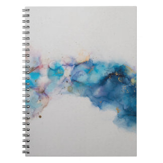 Cuaderno Resumen del fondo del arte de la tinta del alcohol