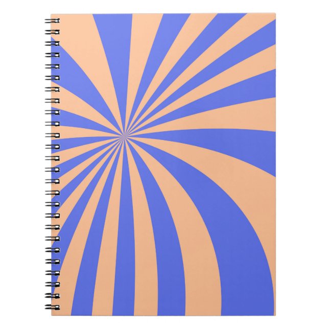 Cuaderno Resumen del fondo del patrón de explosión solar. a (Frente)