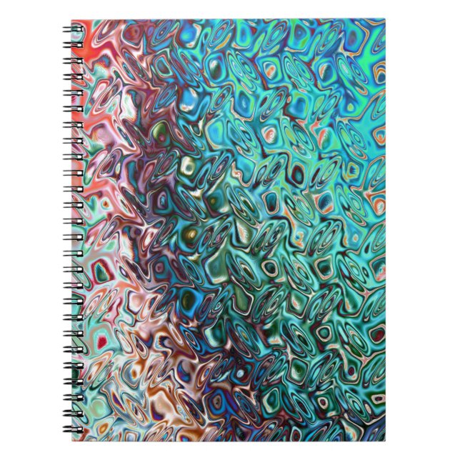 Cuaderno Resumen del gel azul líquido (Frente)