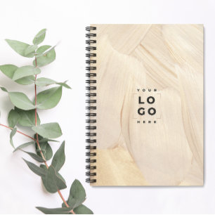 Cuaderno Resumen del logo Neutral Natural Elegante
