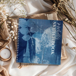 Cuaderno Resumen del monograma botánico azul