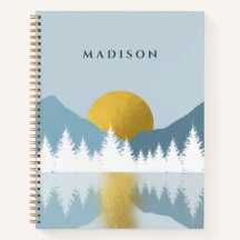 Resumen del paisaje Golden Winter Sunrise