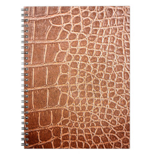 Cuaderno Resumen del patrón de cuero de cocodrilo, allig