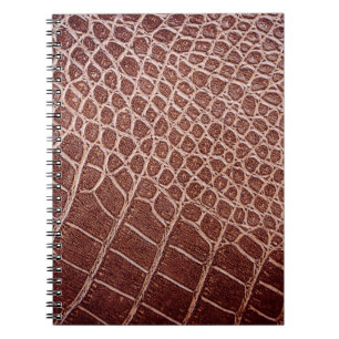 Cuaderno Resumen del patrón de cuero de cocodrilo, allig