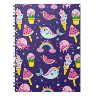 Cuaderno Resumen del patrón de helados sin soldadura. Venti