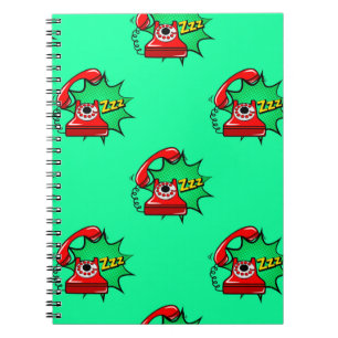 Cuaderno Resumen del patrón de teléfono sin interrupciones.