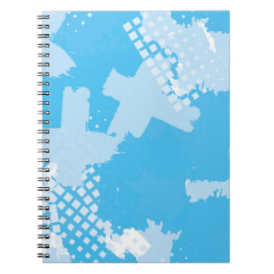 Cuaderno Resumen del patrón vintage sin fisuras. Color repe
