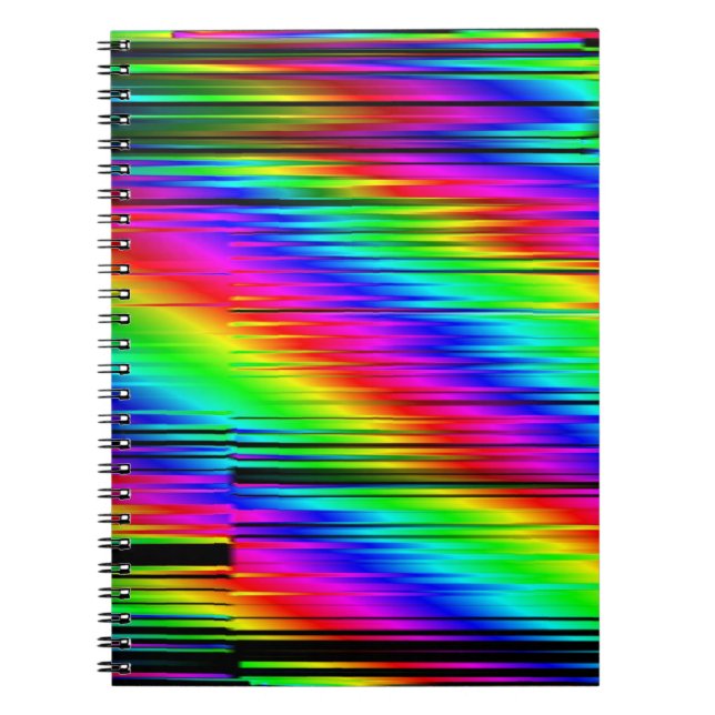 Cuaderno Resumen digital: Diseño gráfico multicolor. (Frente)