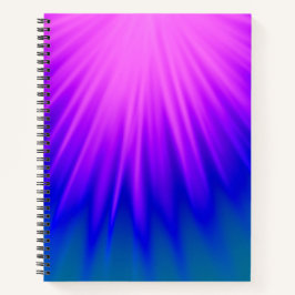 Cuaderno Resumen elegante rosa y azul