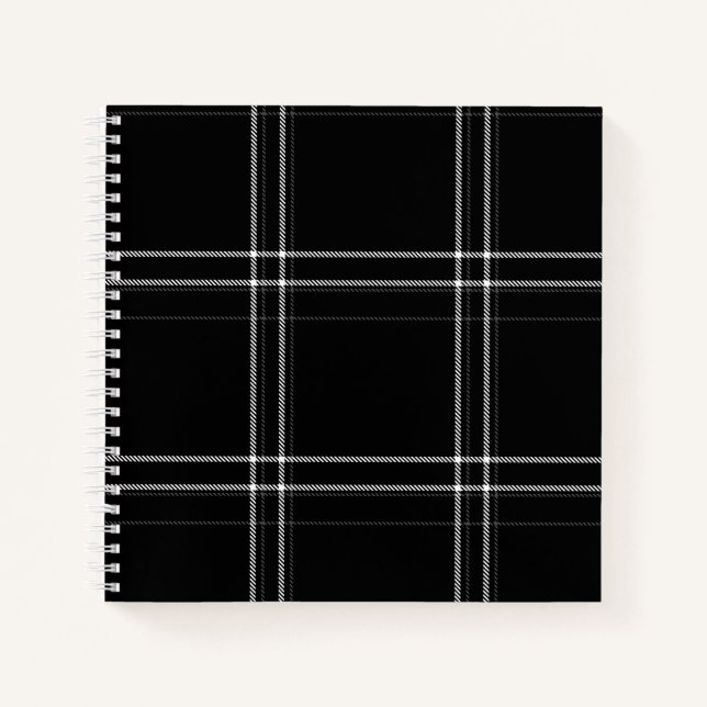 Cuaderno Resumen en blanco y negro (Anverso)