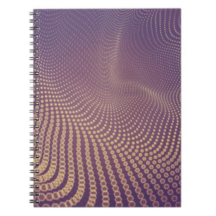 Cuaderno Resumen espacio poligonal bajo fondo oscuro polo